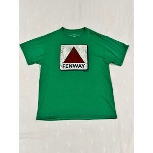 Chowdaheadz Fenway Graphic T-Shirt Green Red Triangle Logo Tee
